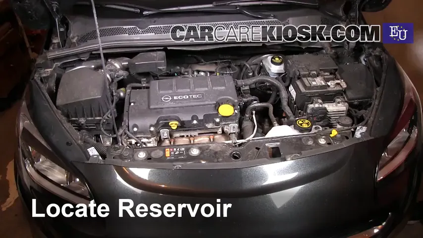 2015 Opel Corsa Enjoy 1.4L 4 Cyl. Turbo Windshield Washer Fluid